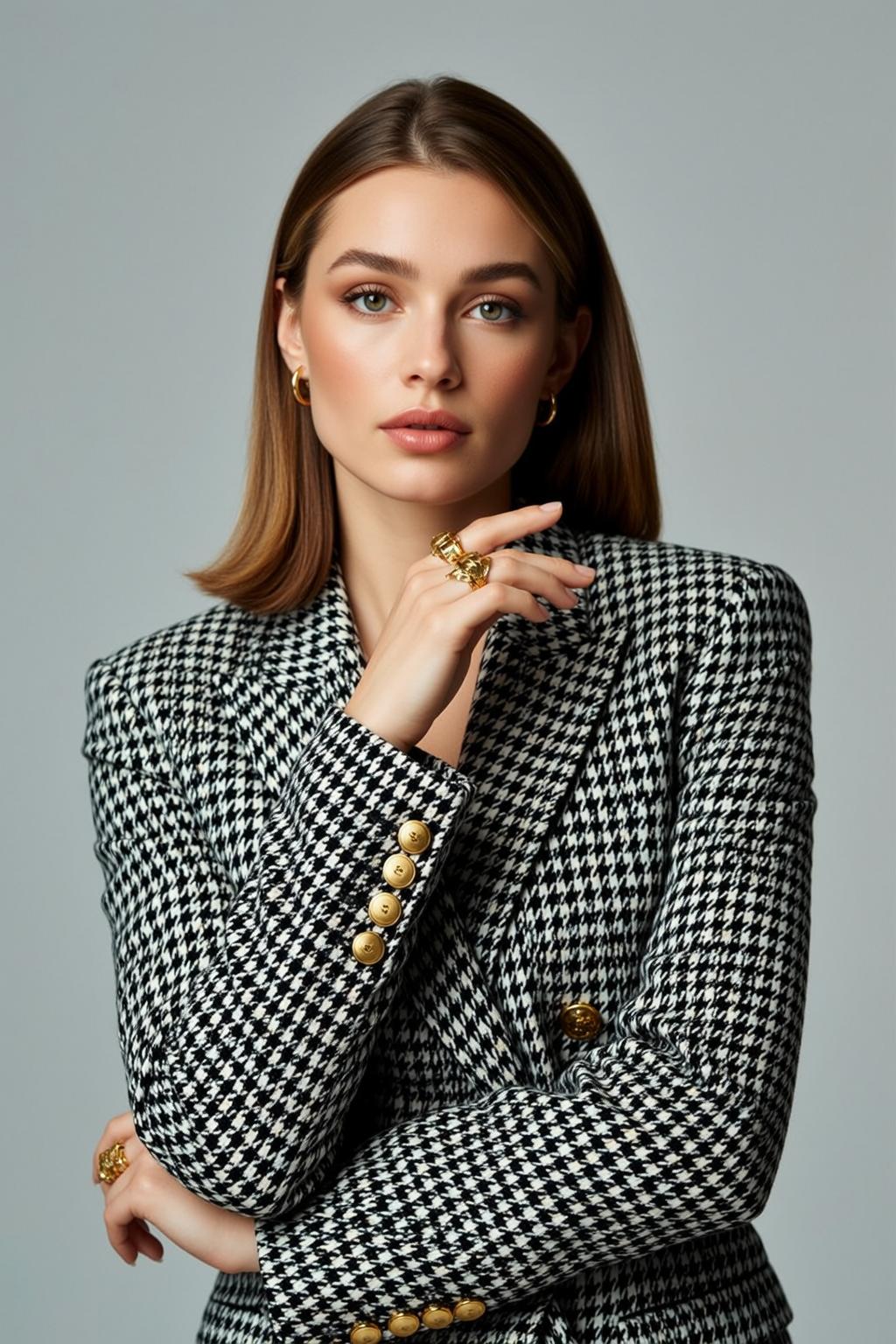 Luxury Young Medium Length Straight Brown Fair reference photo