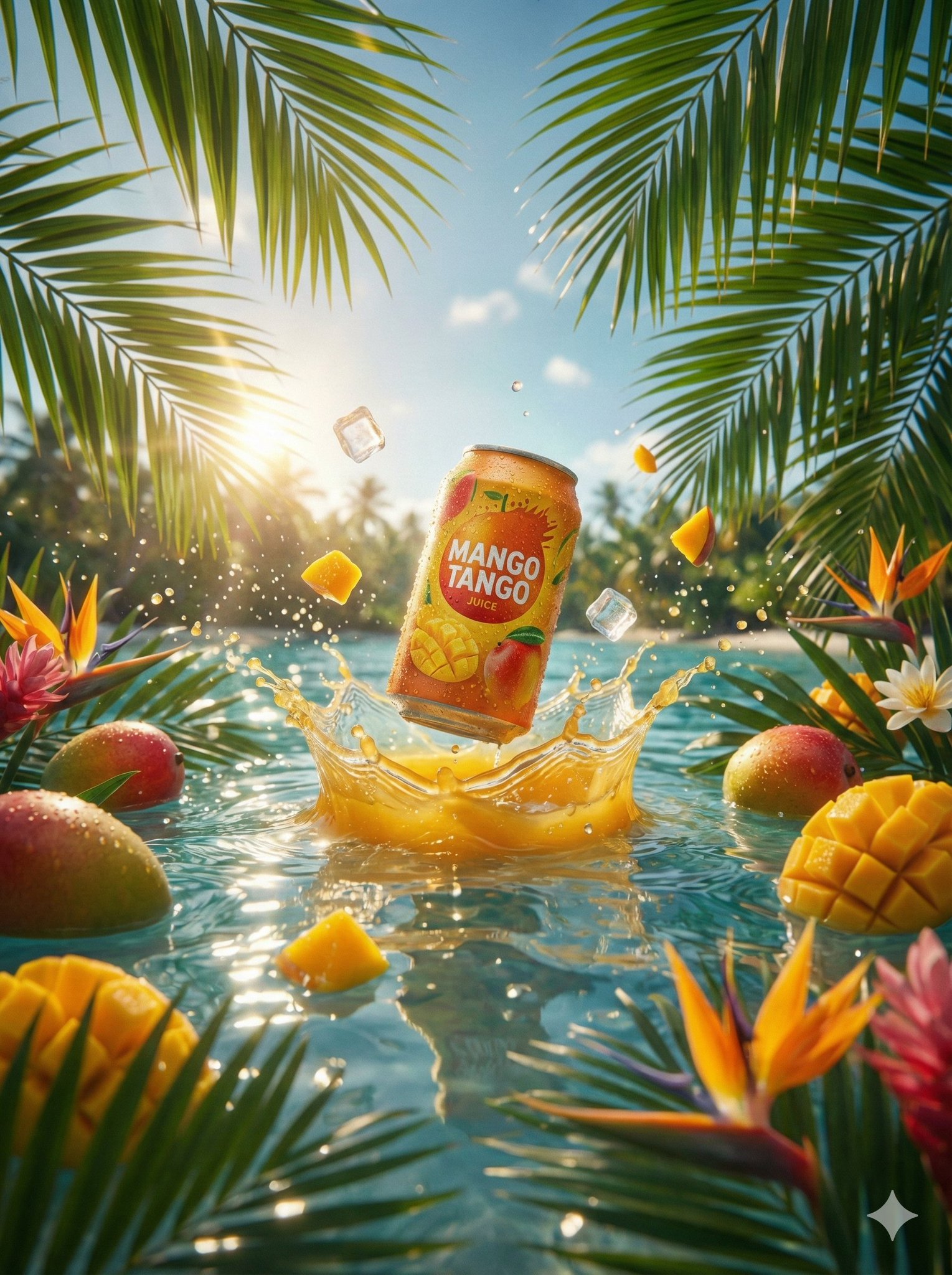 Mango Tango Juice Ocean Splash