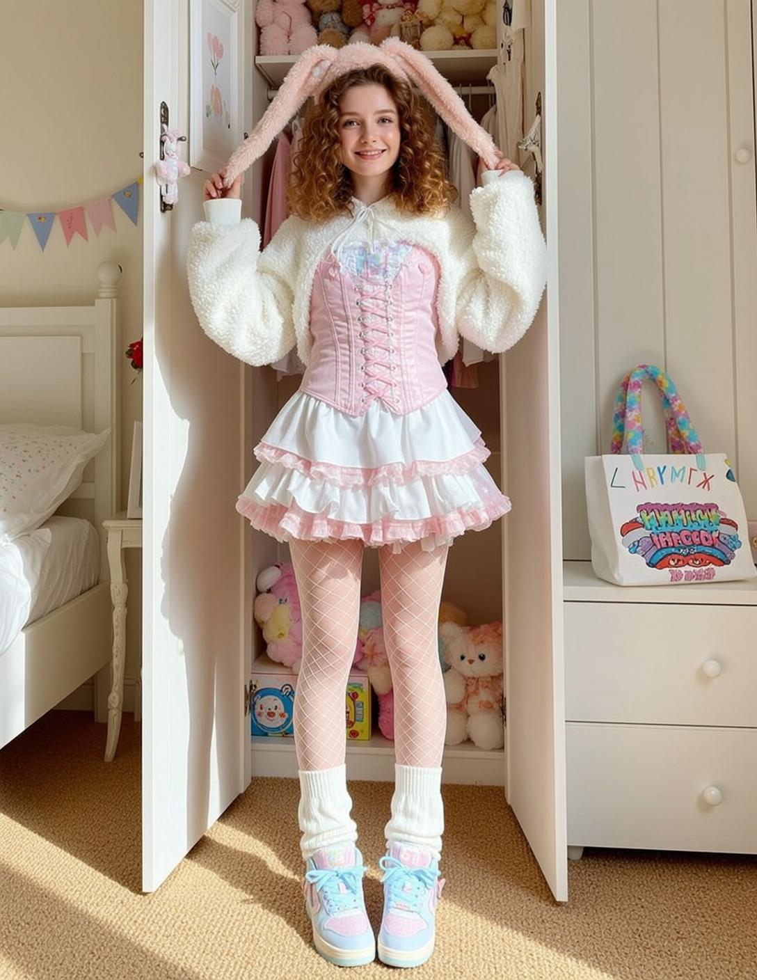 Wardrobe Bunny Bedroom Pose reference photo