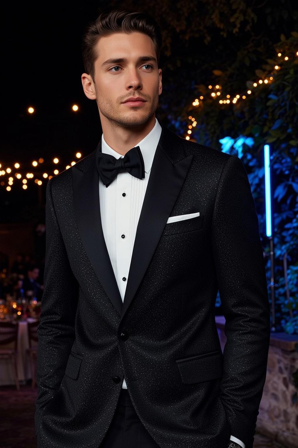 Black Tuxedo Formal Portrait