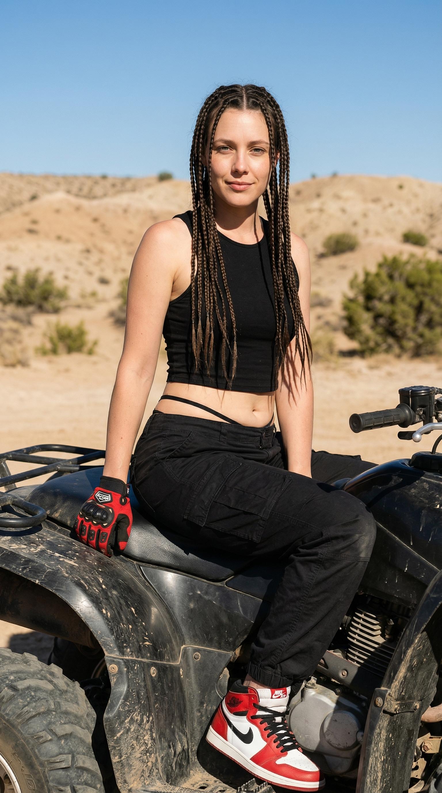 Dusty Atv Y2k Fashion Model Pose