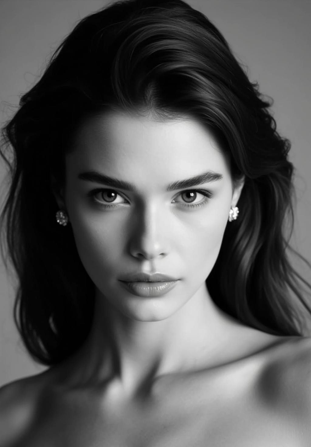 Explore Headshot Facing Directly Towards Neutral Intense reference photo