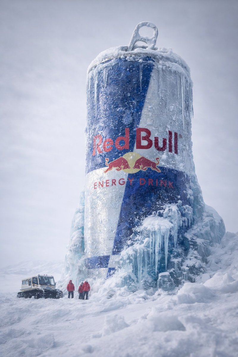 Arctic Monster Energy Ice Monument