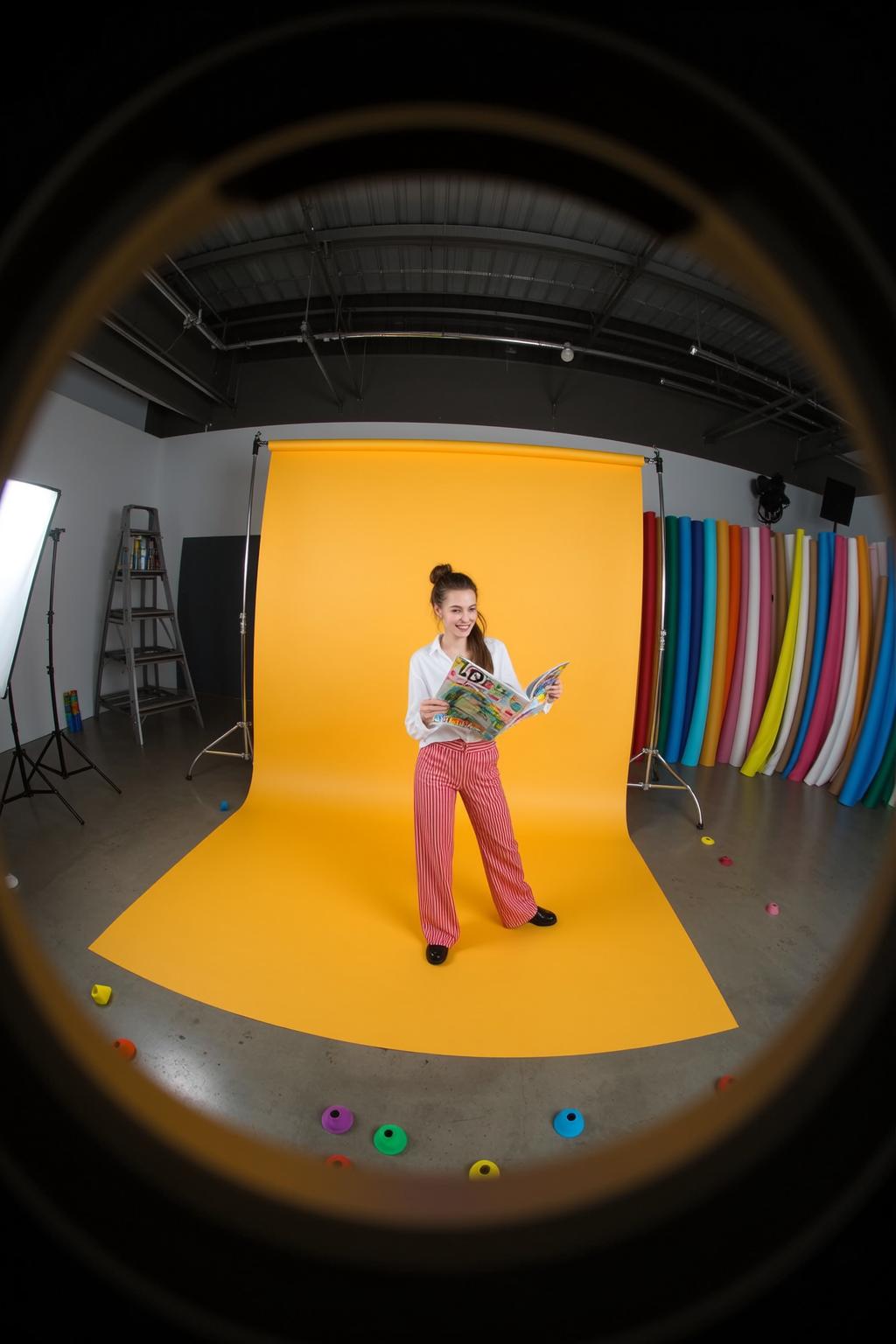 Striped Pants Studio Magazine Pose reference photo