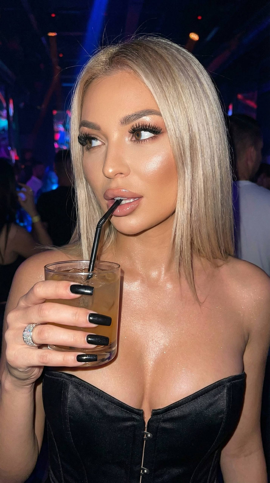 Stylish Club Woman Cocktail Flash