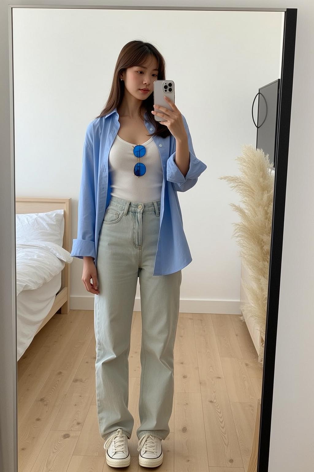 Casual Young Asian Long Straight Dark Brown reference photo