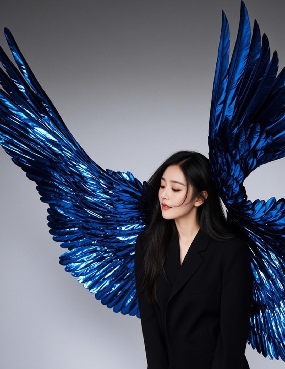 Blue Wings Studio Portrait reference photo