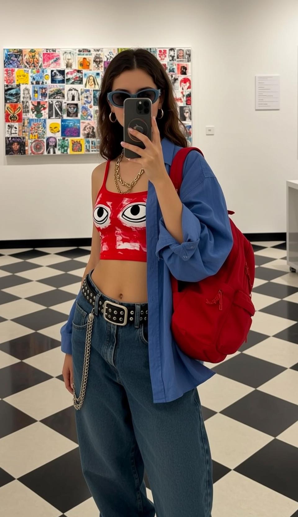 Skater Young Dark Brown Long Fair Red reference photo
