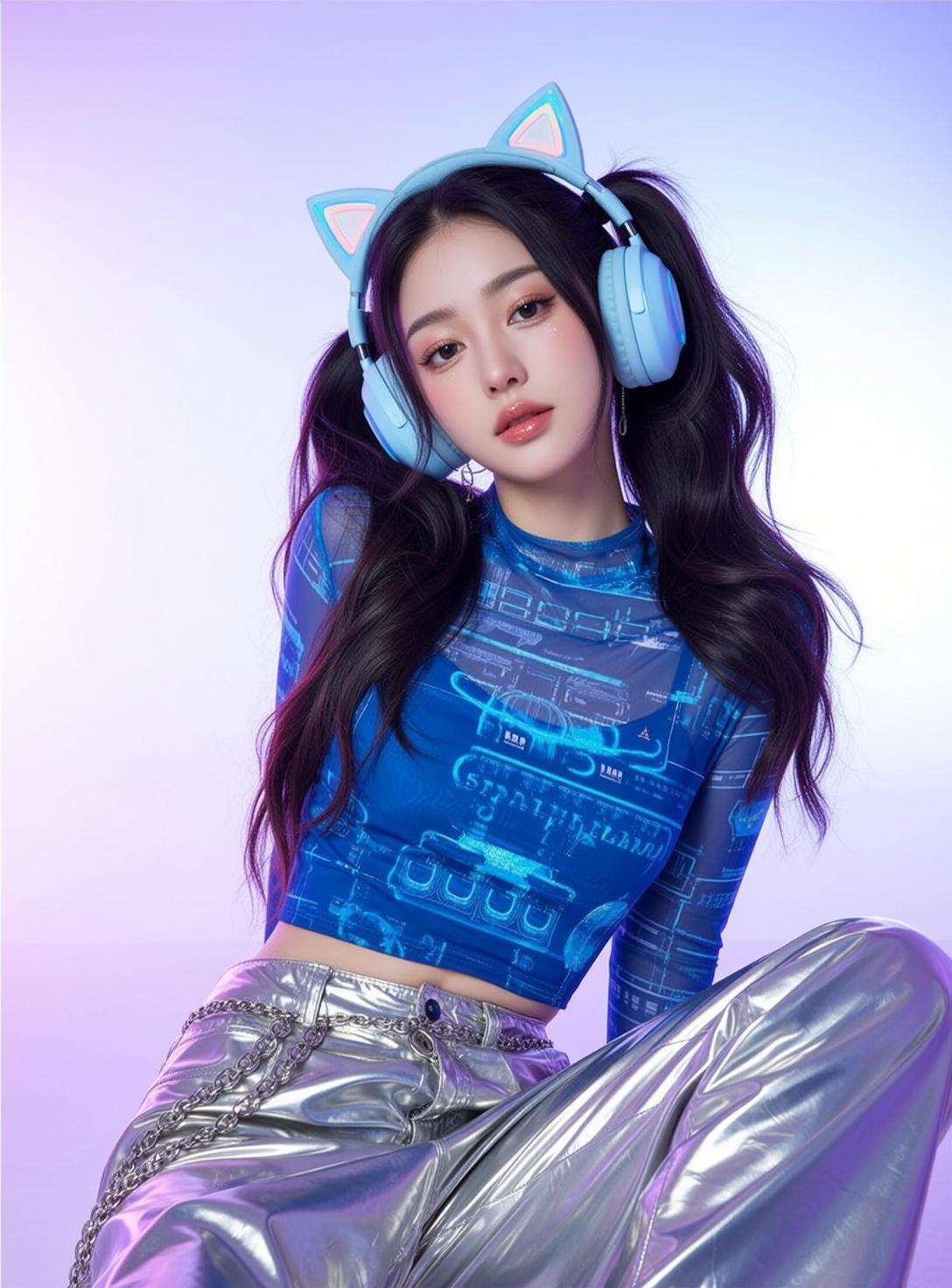 Circuit Top Cat Ear Headphones reference photo