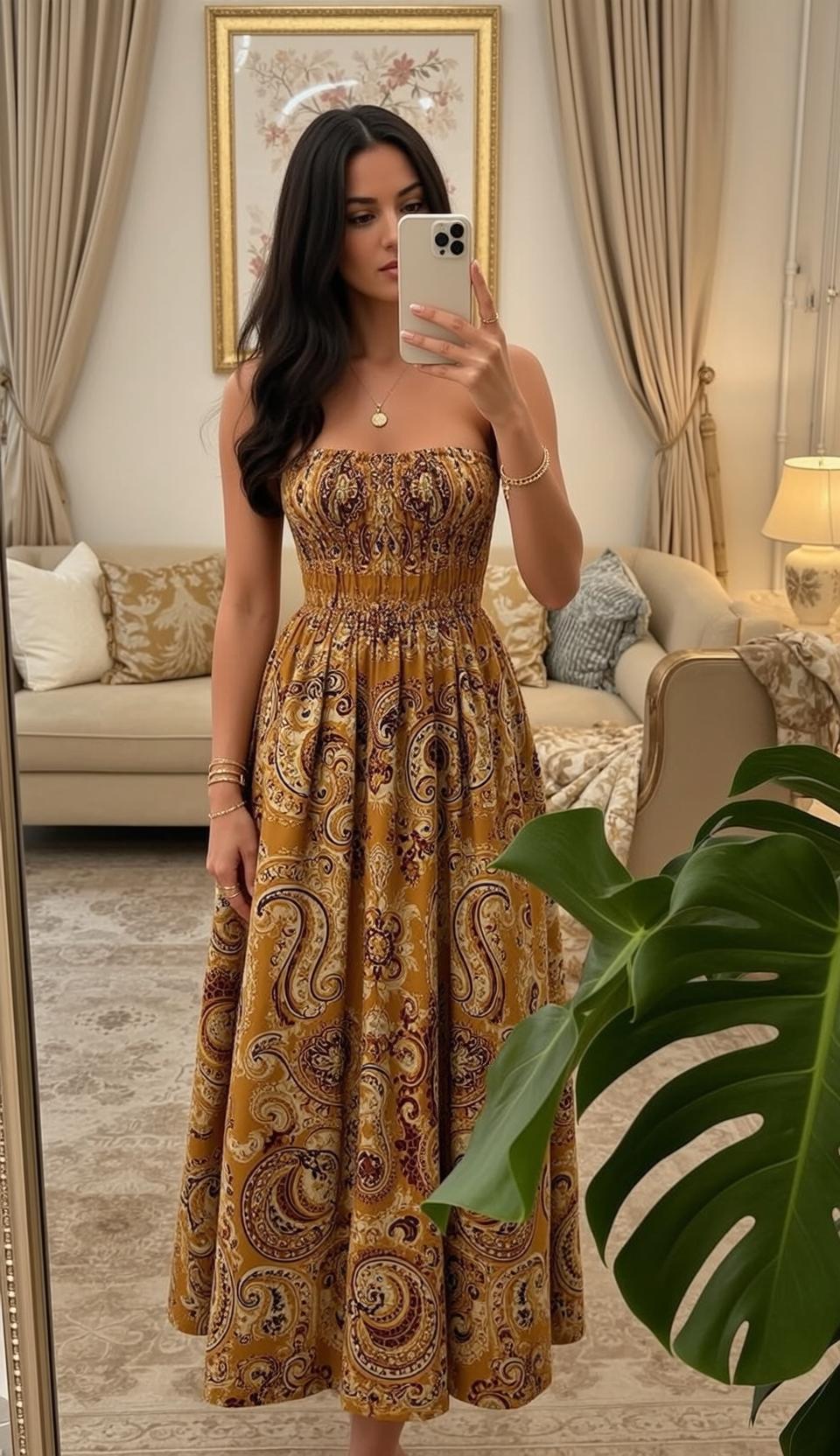 Y2k Young Long Dark Wavy Fair Strapless reference photo