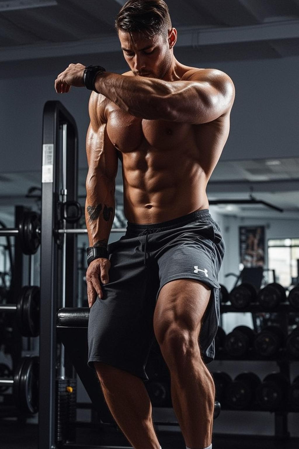 Sweat Wipe Gym Shorts reference photo