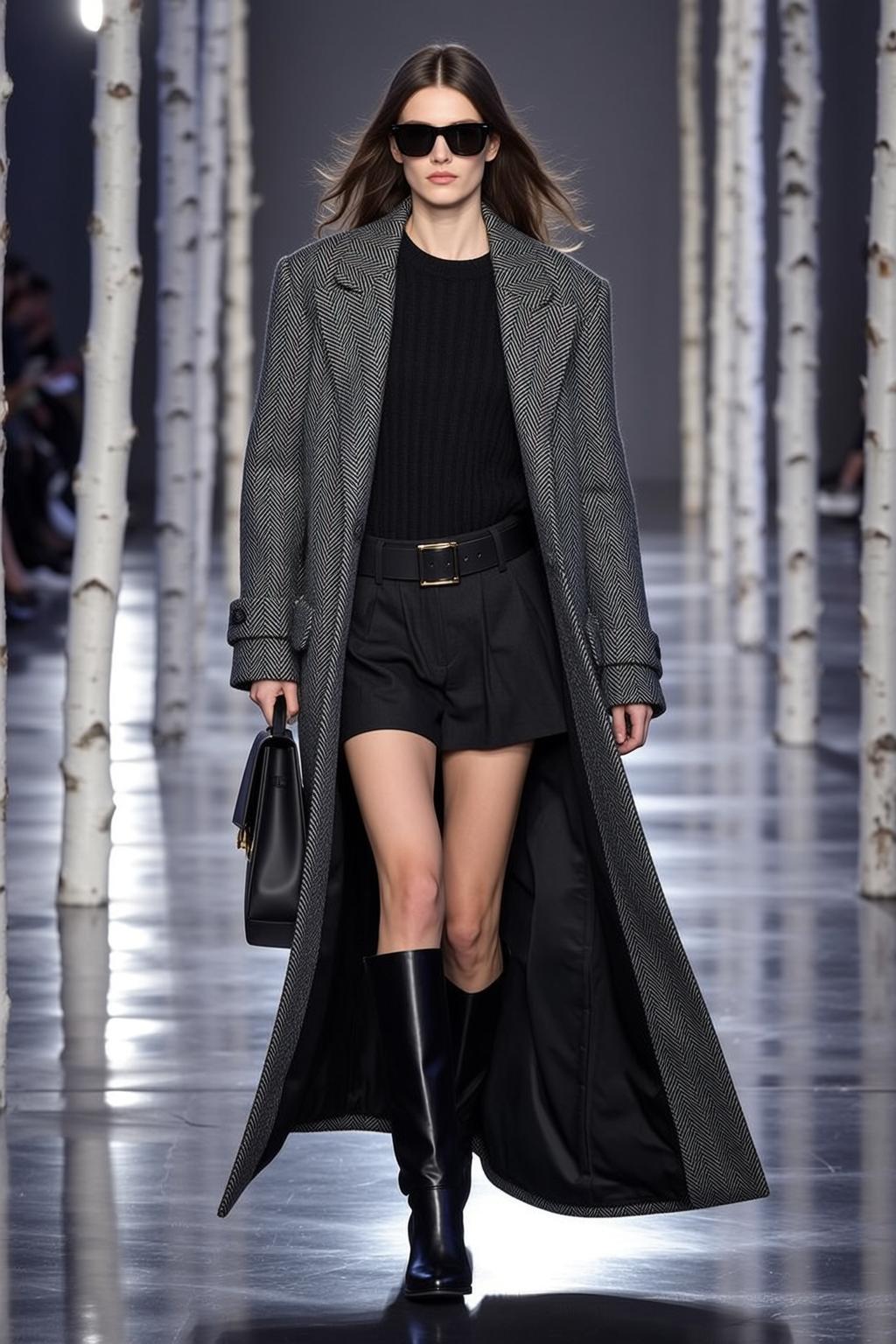 Fashion Week Young Long Brown Straight Fair reference photo