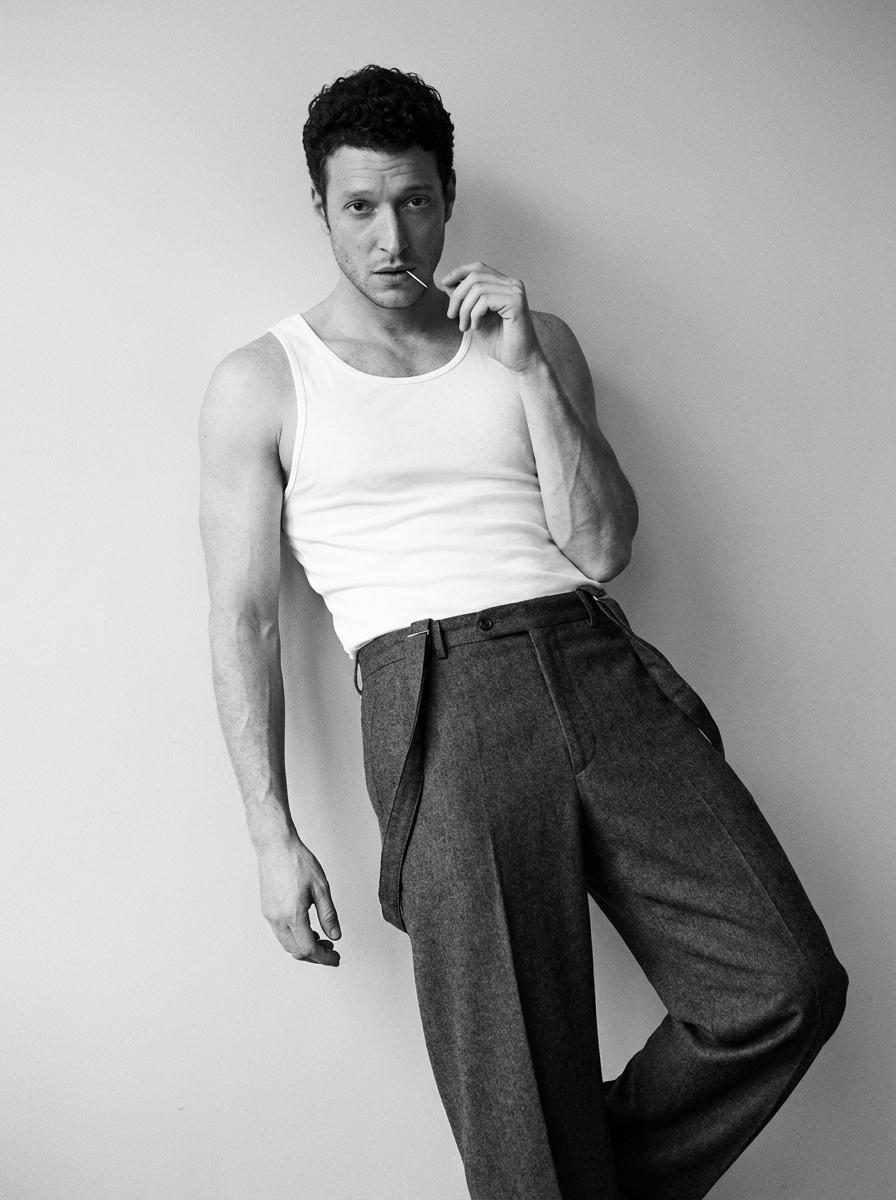 Casual Pose White Tank Top Toothpick