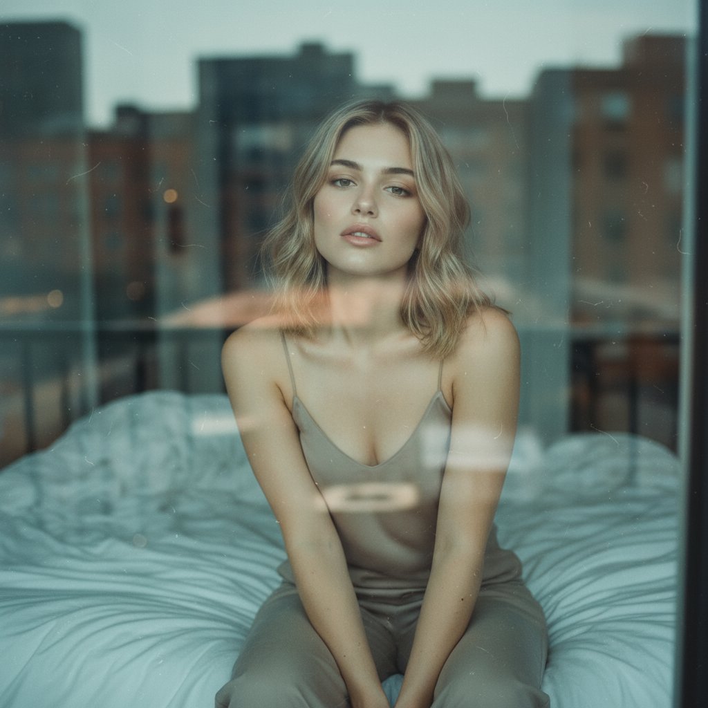 Urban Glare Portrait