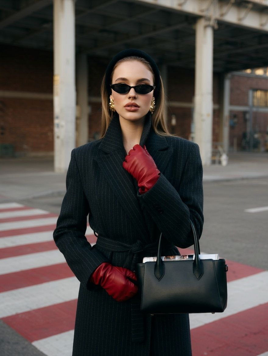 Realistic Industrial Fashion Portrait Urban Concrete