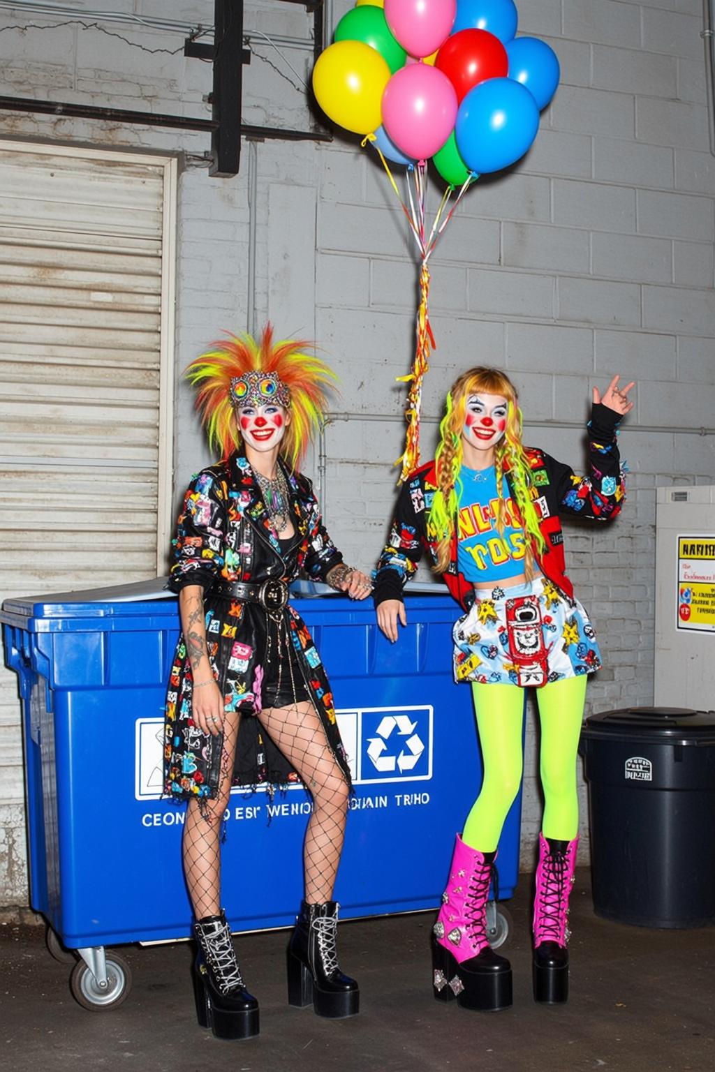 Creative Recreate This Scene Prompt Description Clown reference photo