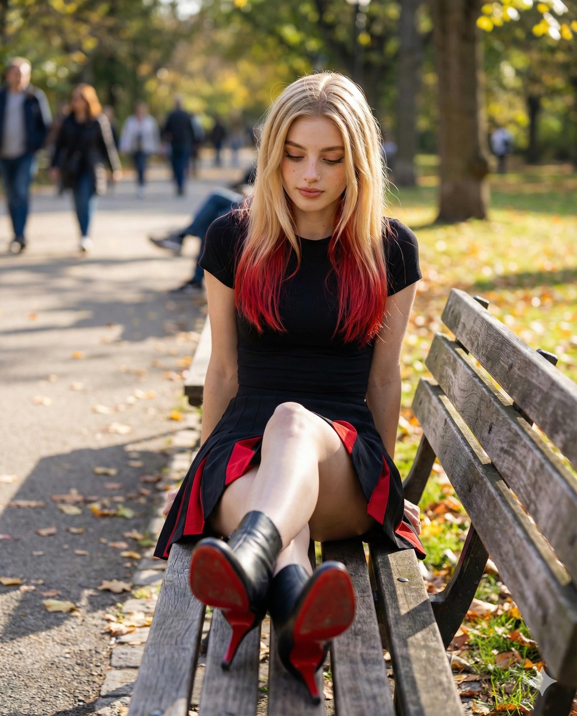 Akane’s casual day at the park (prompt)