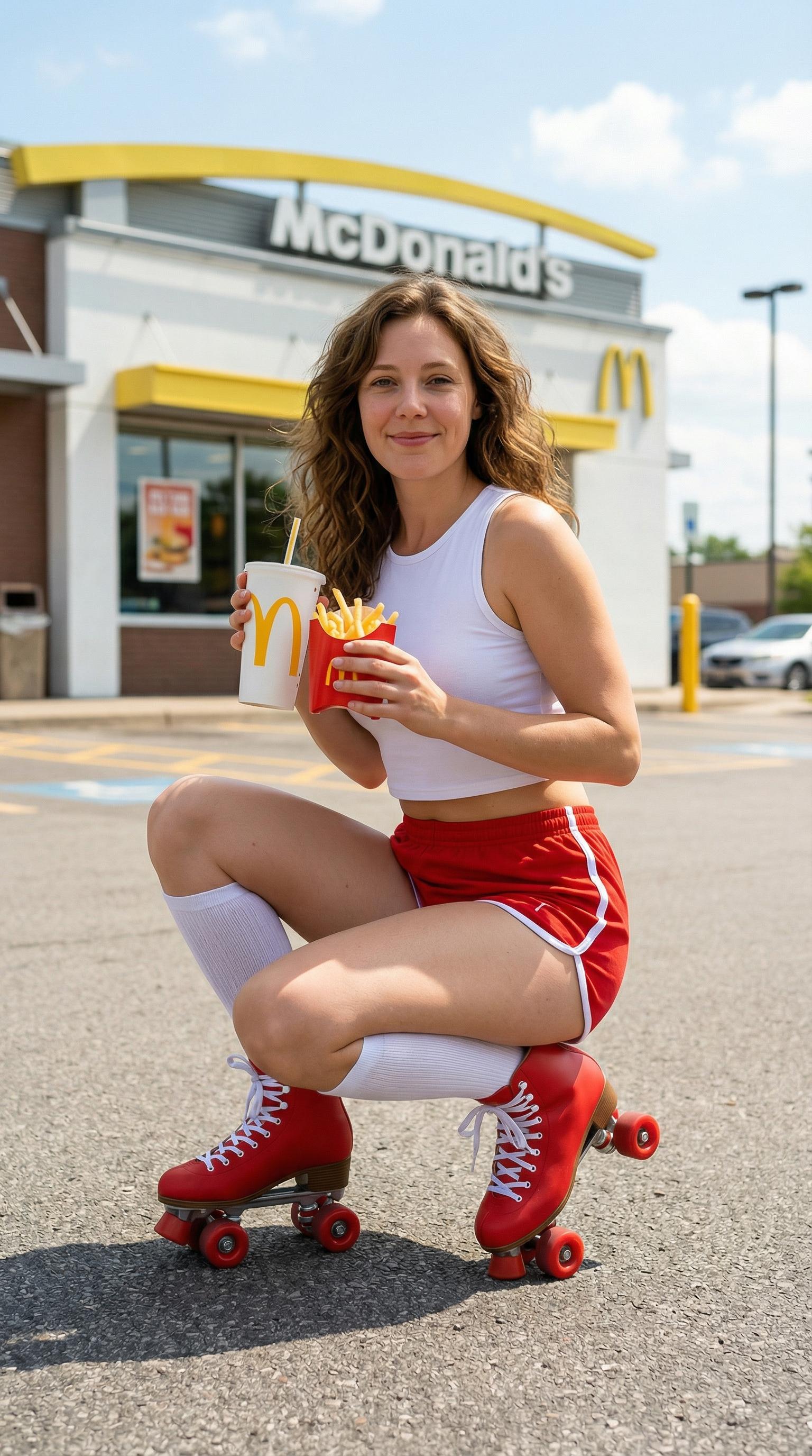 Crouched Pose Paper Cup