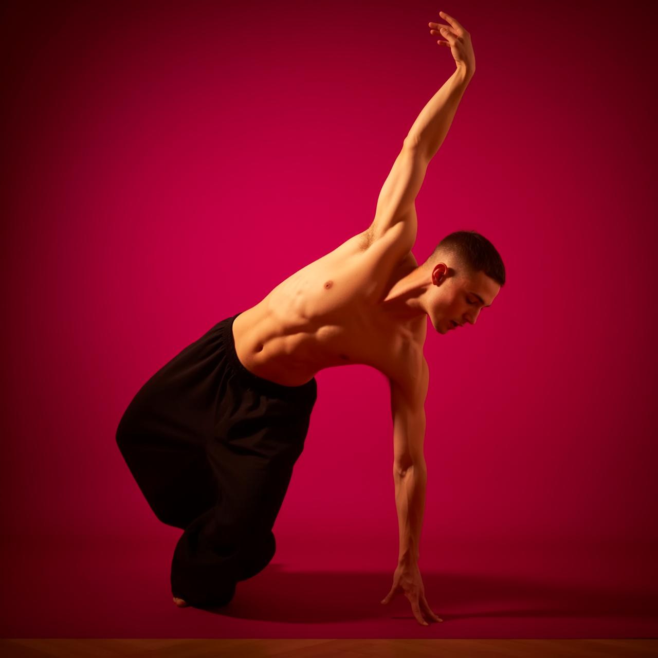 Young Muscular Physique Short Dark Buzz Cut reference photo