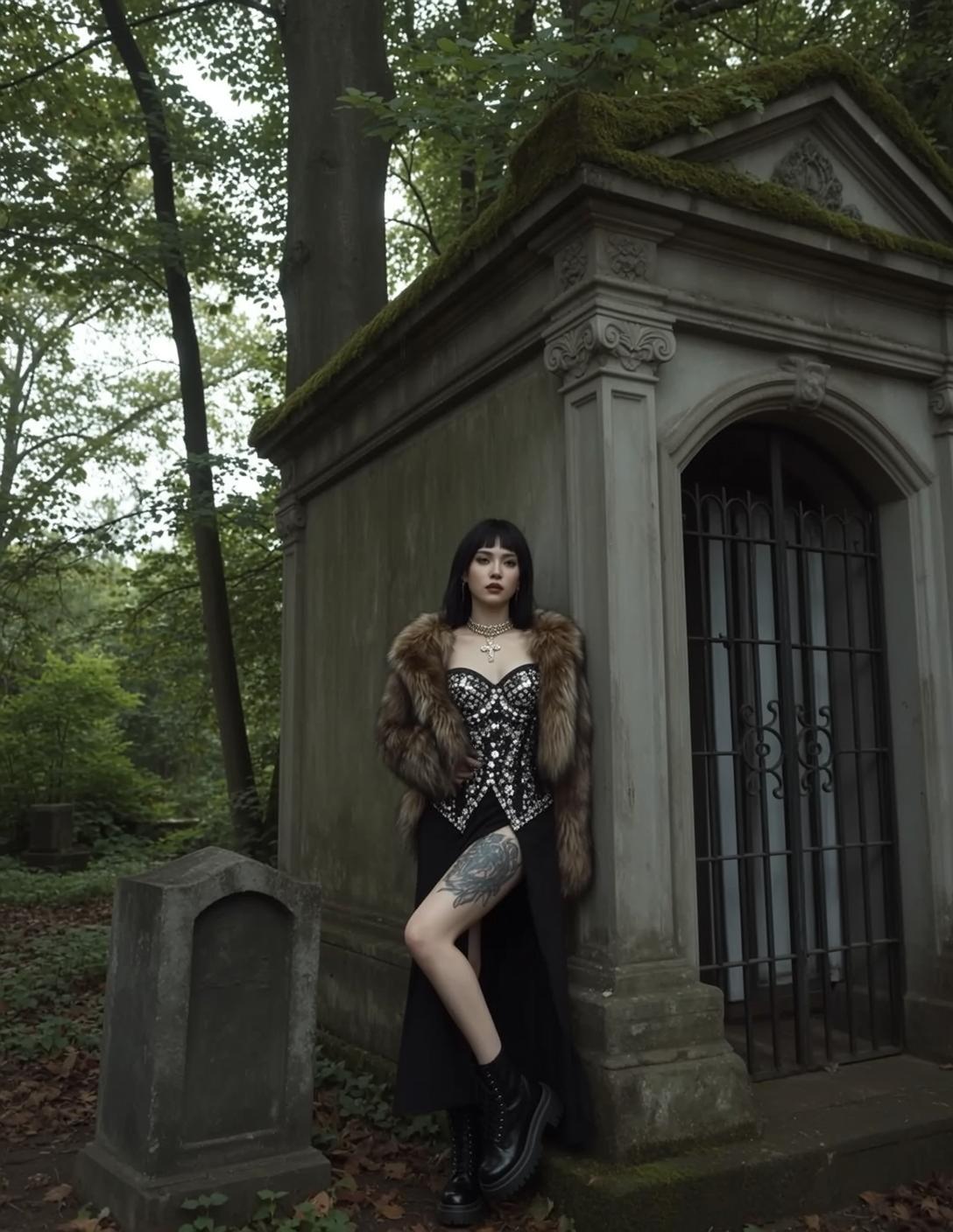 Park Corset Portrait reference photo