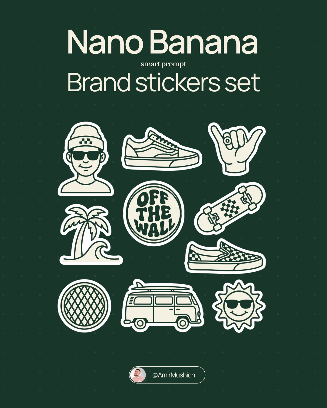 Monoline Trendy Sticker Sheet