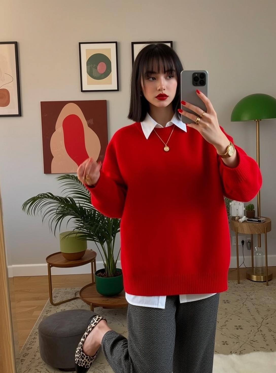 Autumn Young Short Black Bob Bangs Pale reference photo