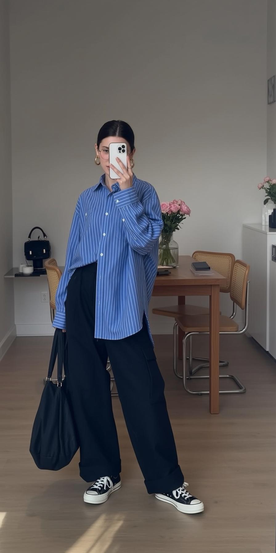 Casual Young Dark Brown Pulled Back Bun reference photo