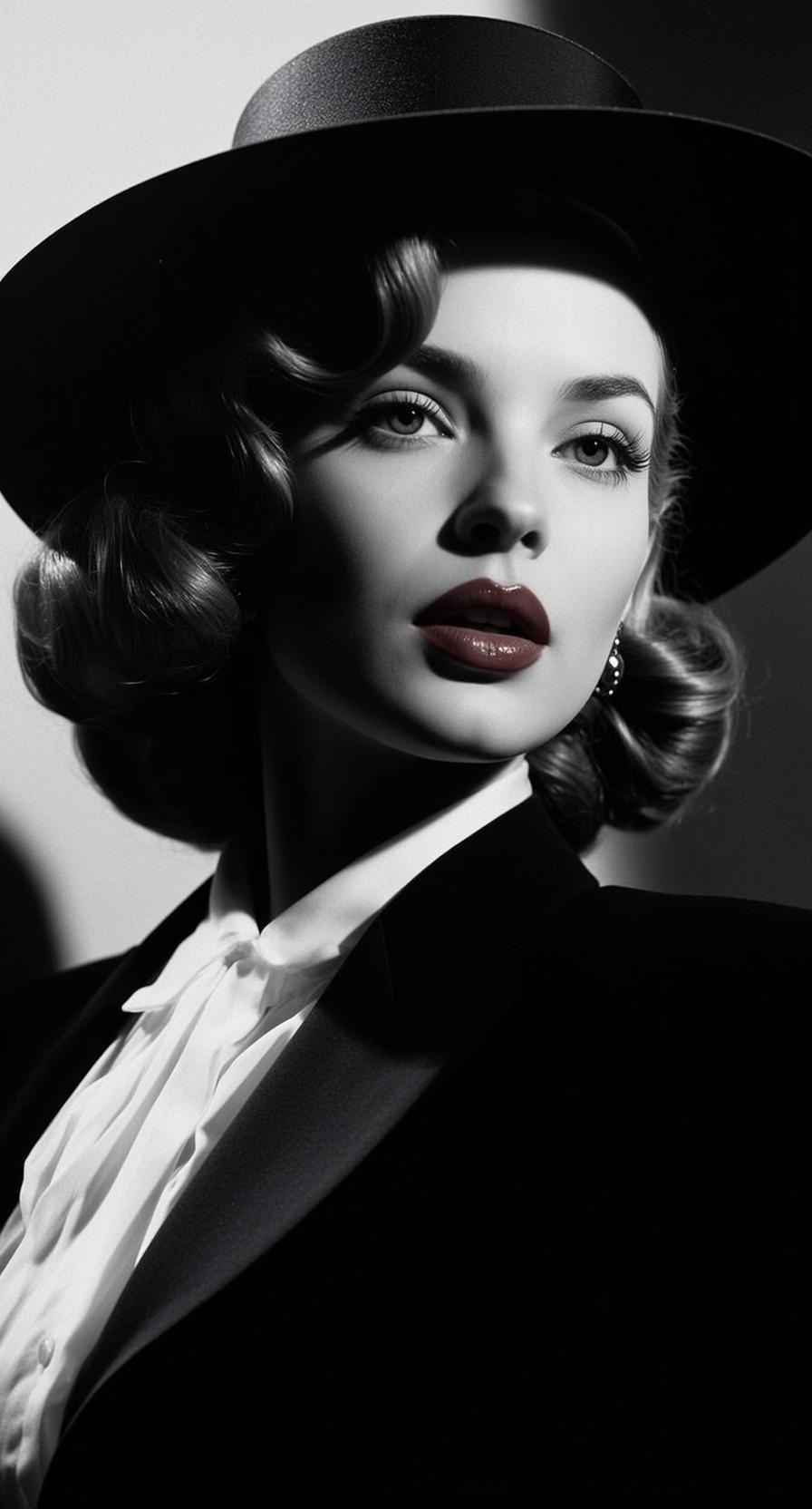Black And White Glamour reference photo