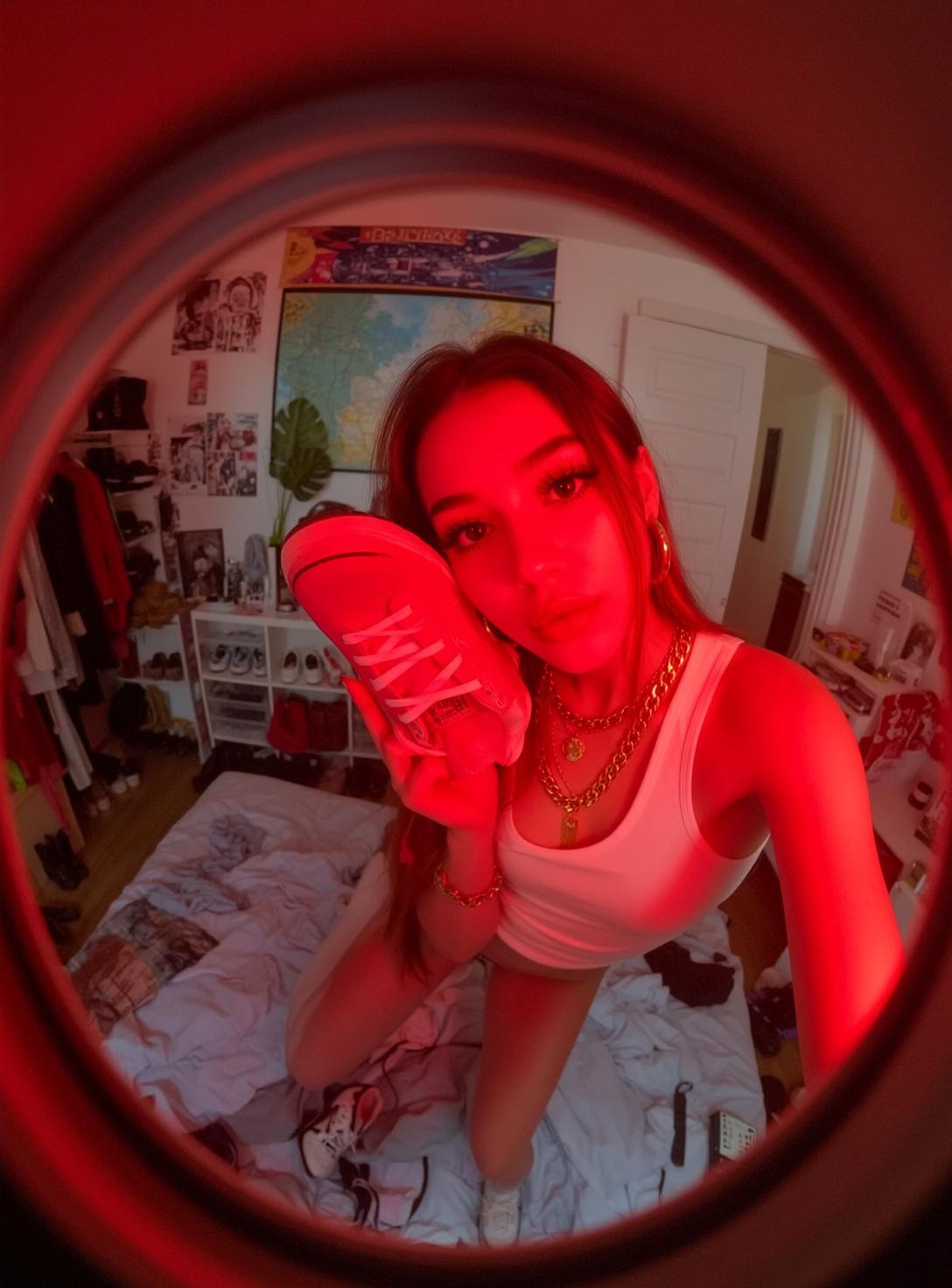 Fisheye Young Long Dark Brown Straight Fair reference photo