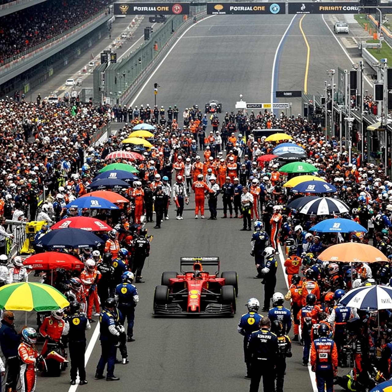 Pit Lane Race Driver reference photo