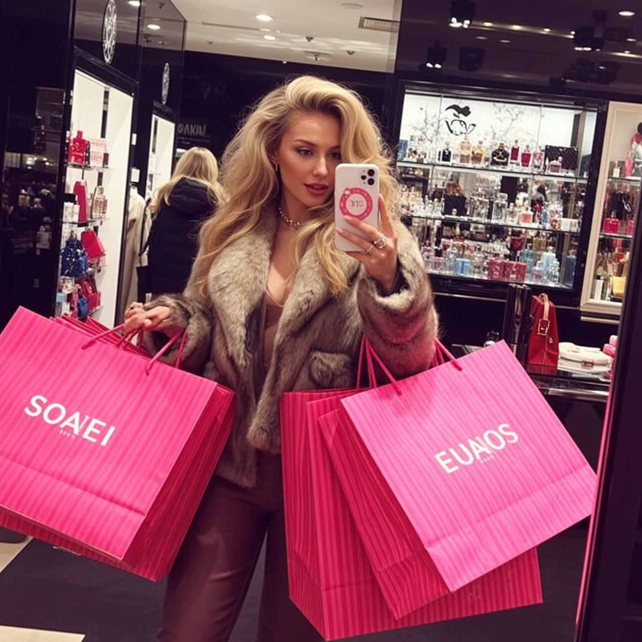 Fur Coat Boutique Selfie reference photo