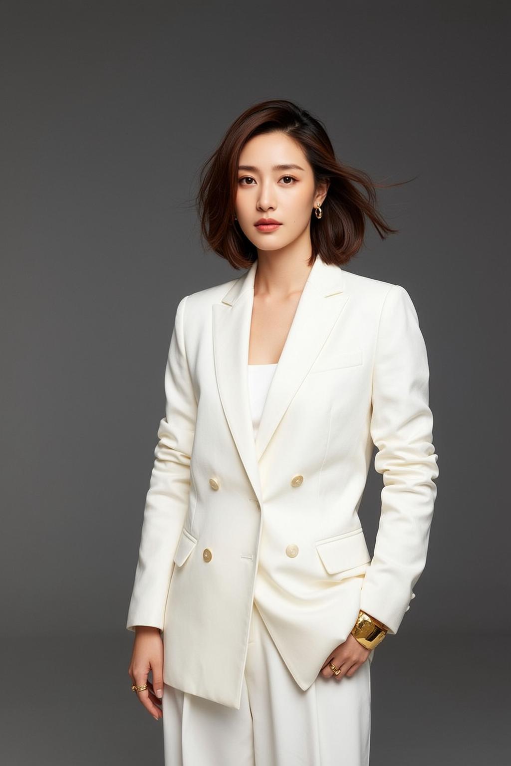 Luxury Young Short Brown Wavy Fair White reference photo