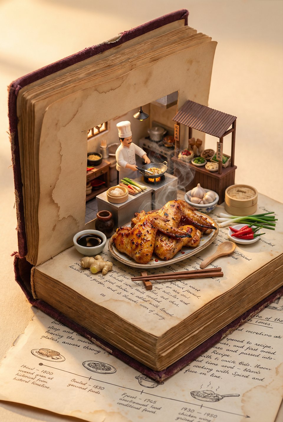 Vintage Chicken Wing Cookbook
