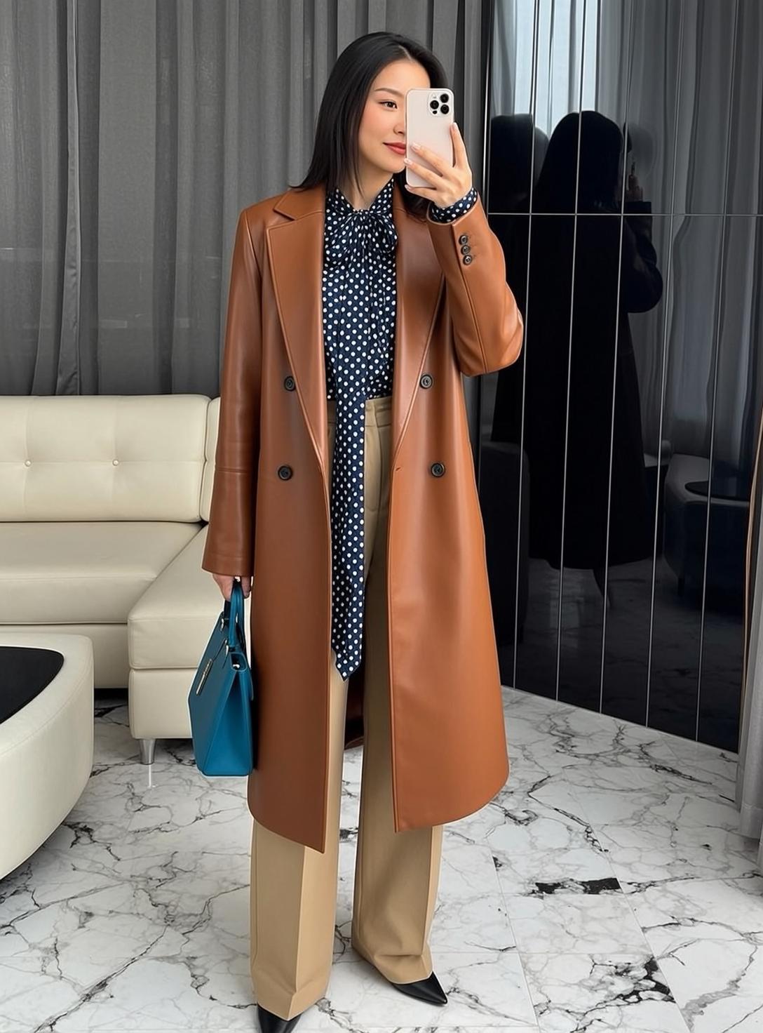 Autumn Long Black Hair Fair Skin Navy reference photo