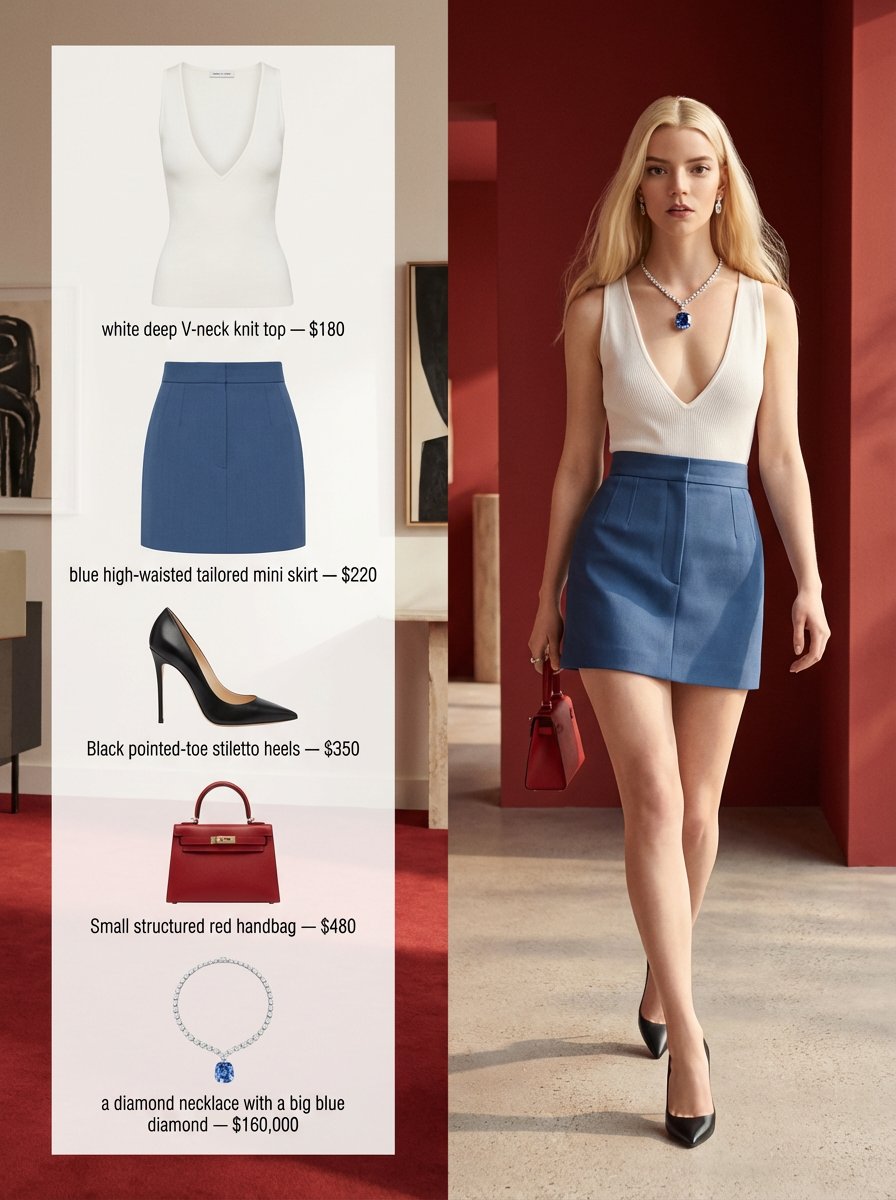Fashion Editorial Split Layout Realistic