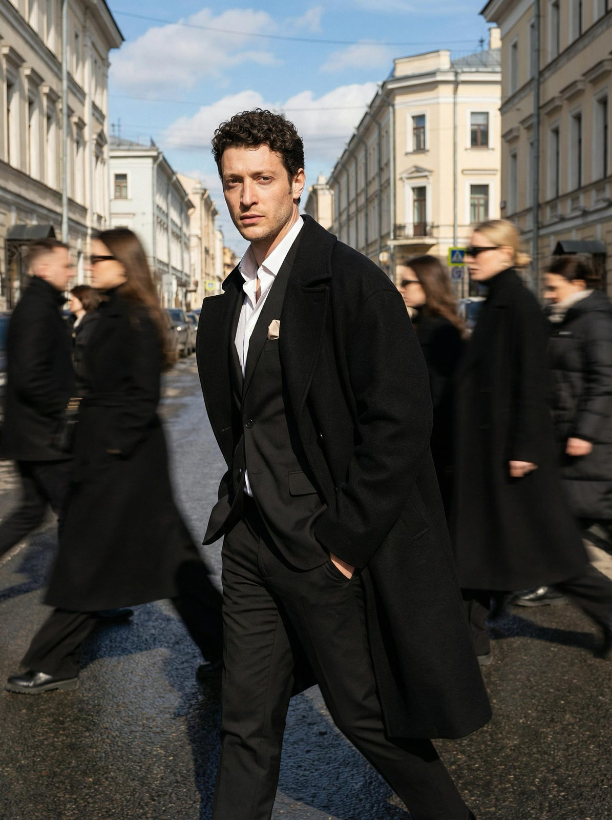 Man City Street Motion Blur Suit