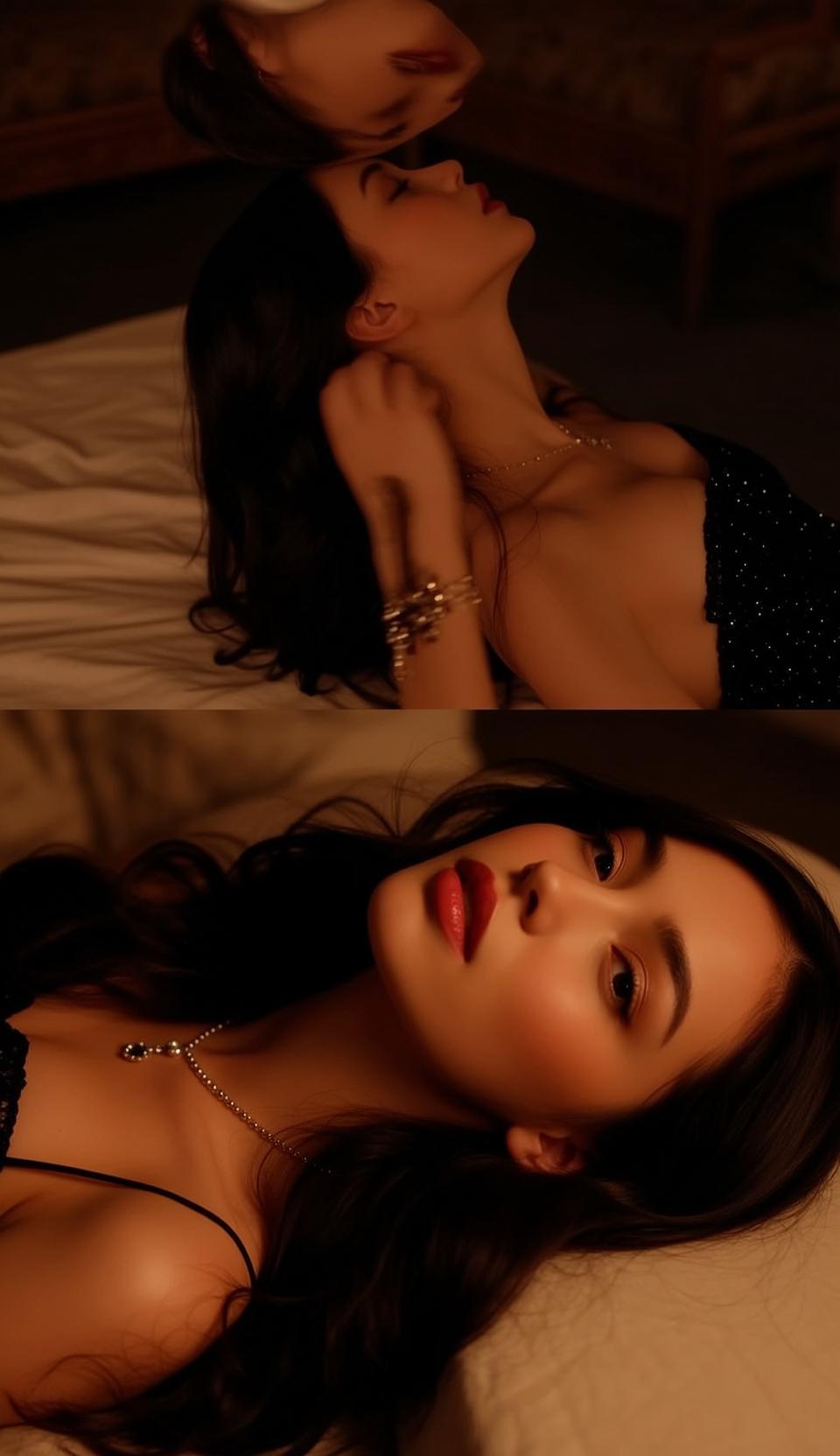 Explore Lying Bed Her Head Tilted Back reference photo