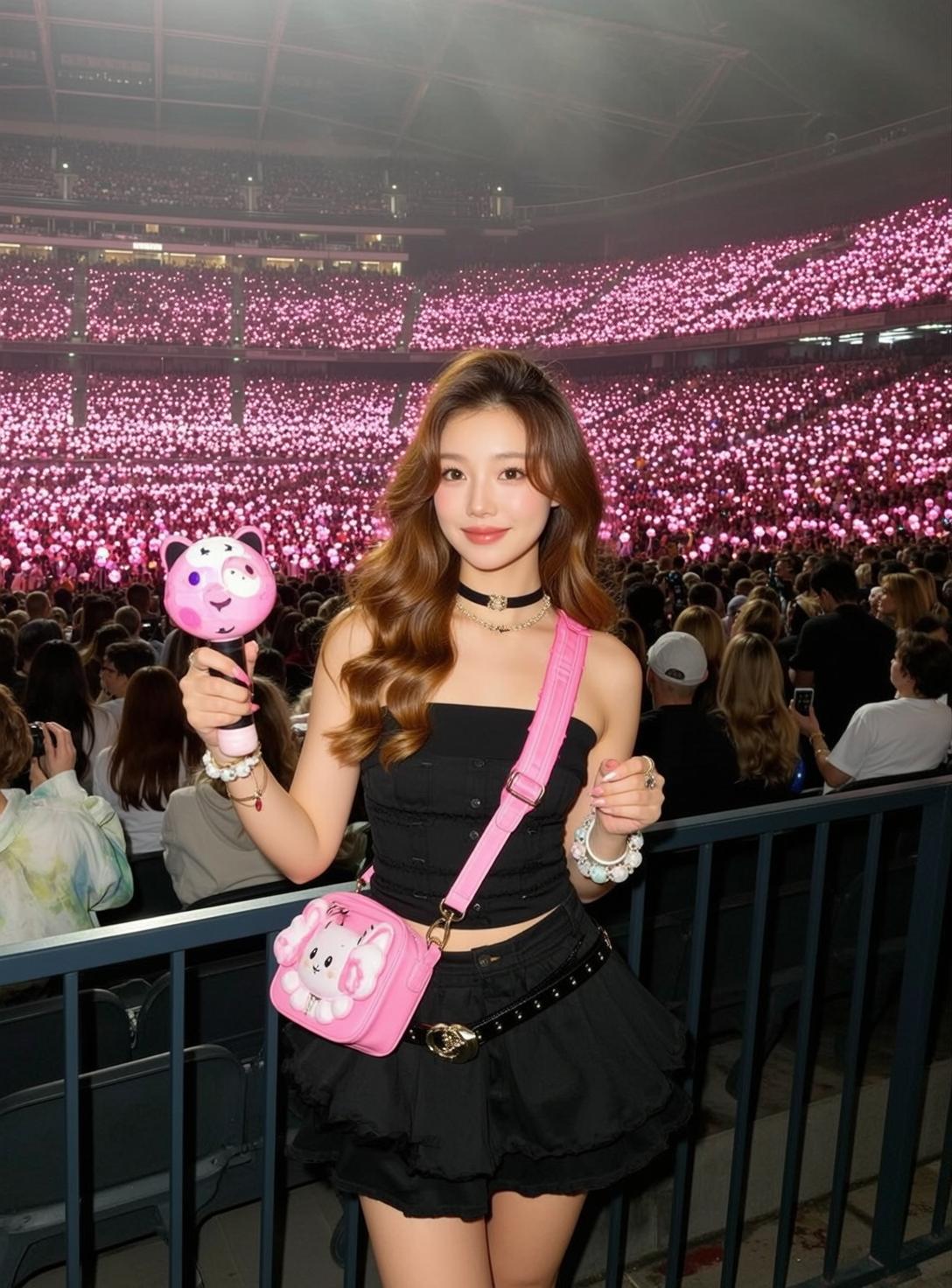 Pink Light Stick Corset reference photo