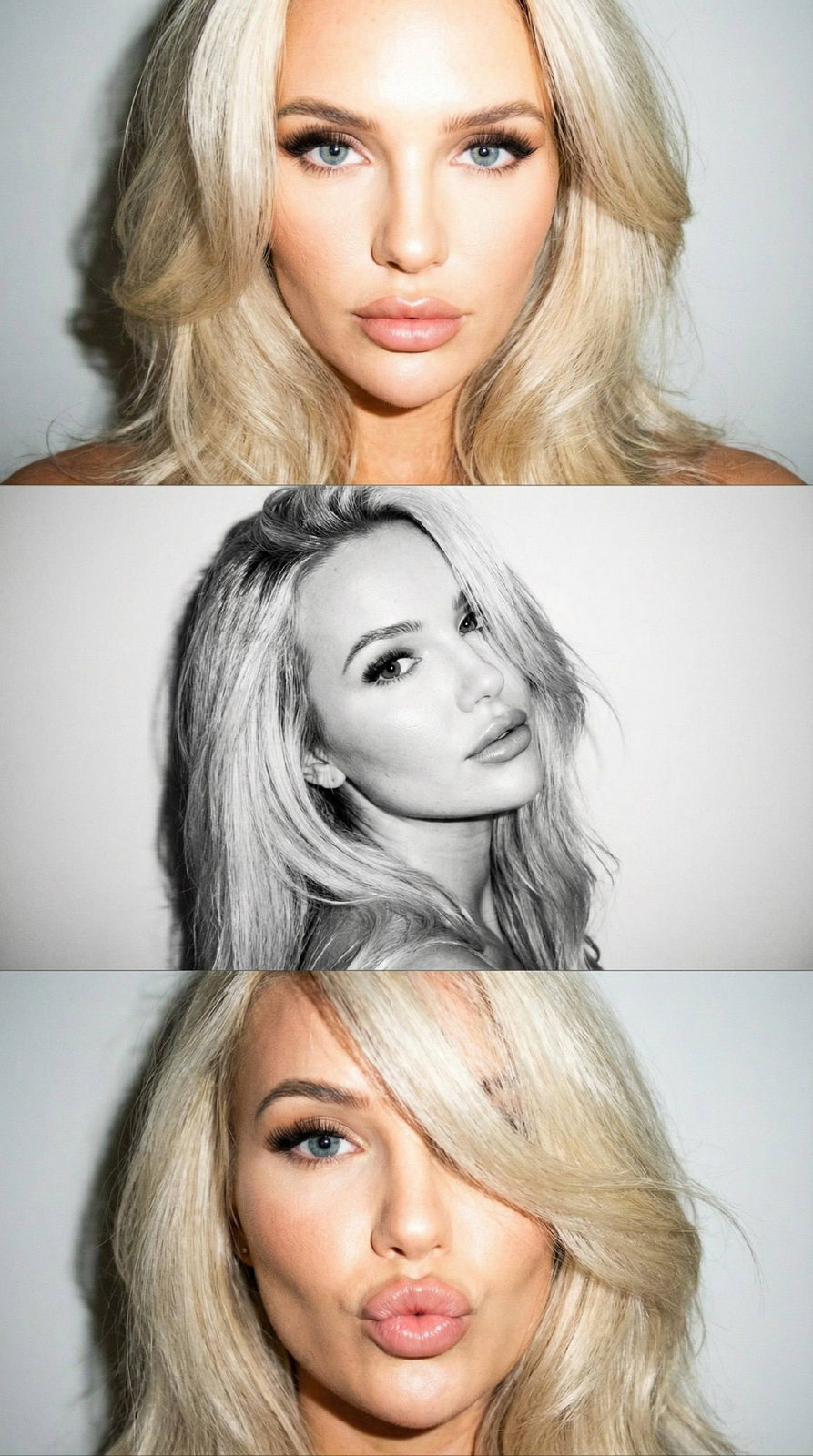 Y2k Flash Portrait Collage