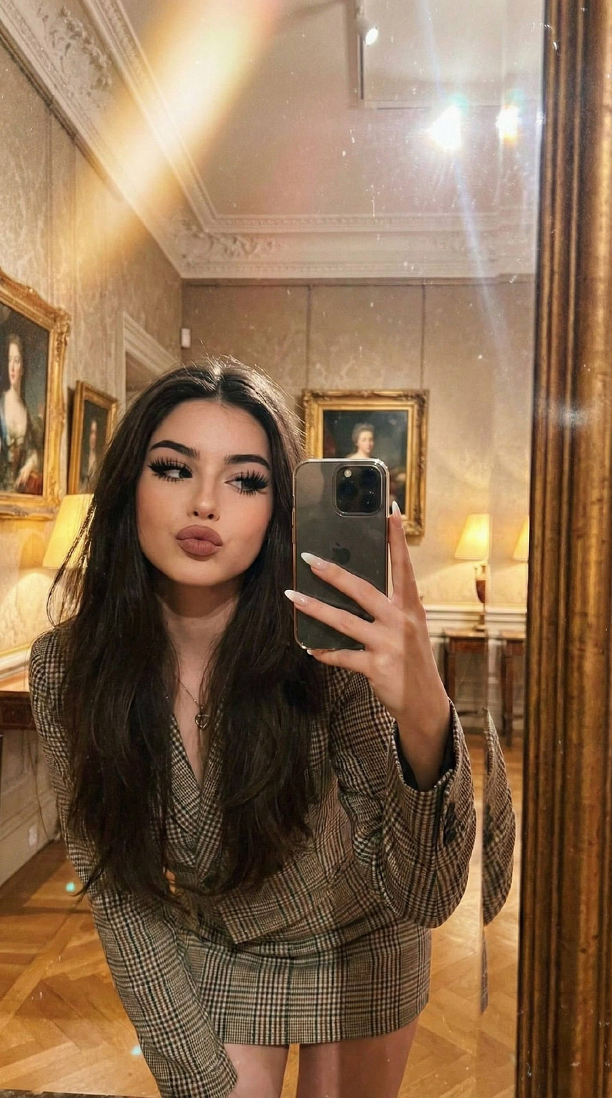Girl Reflection Gallery Preppy Instagram 2024