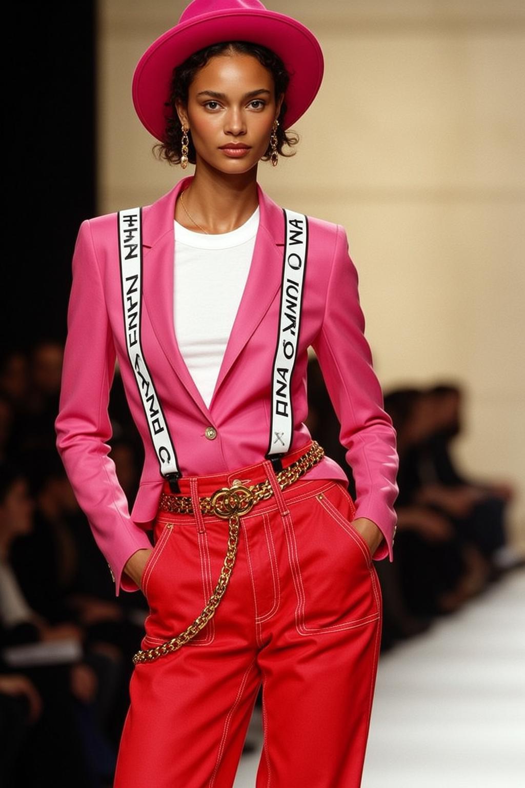 Fashion Week Curly Dark Brown Medium Tan reference photo