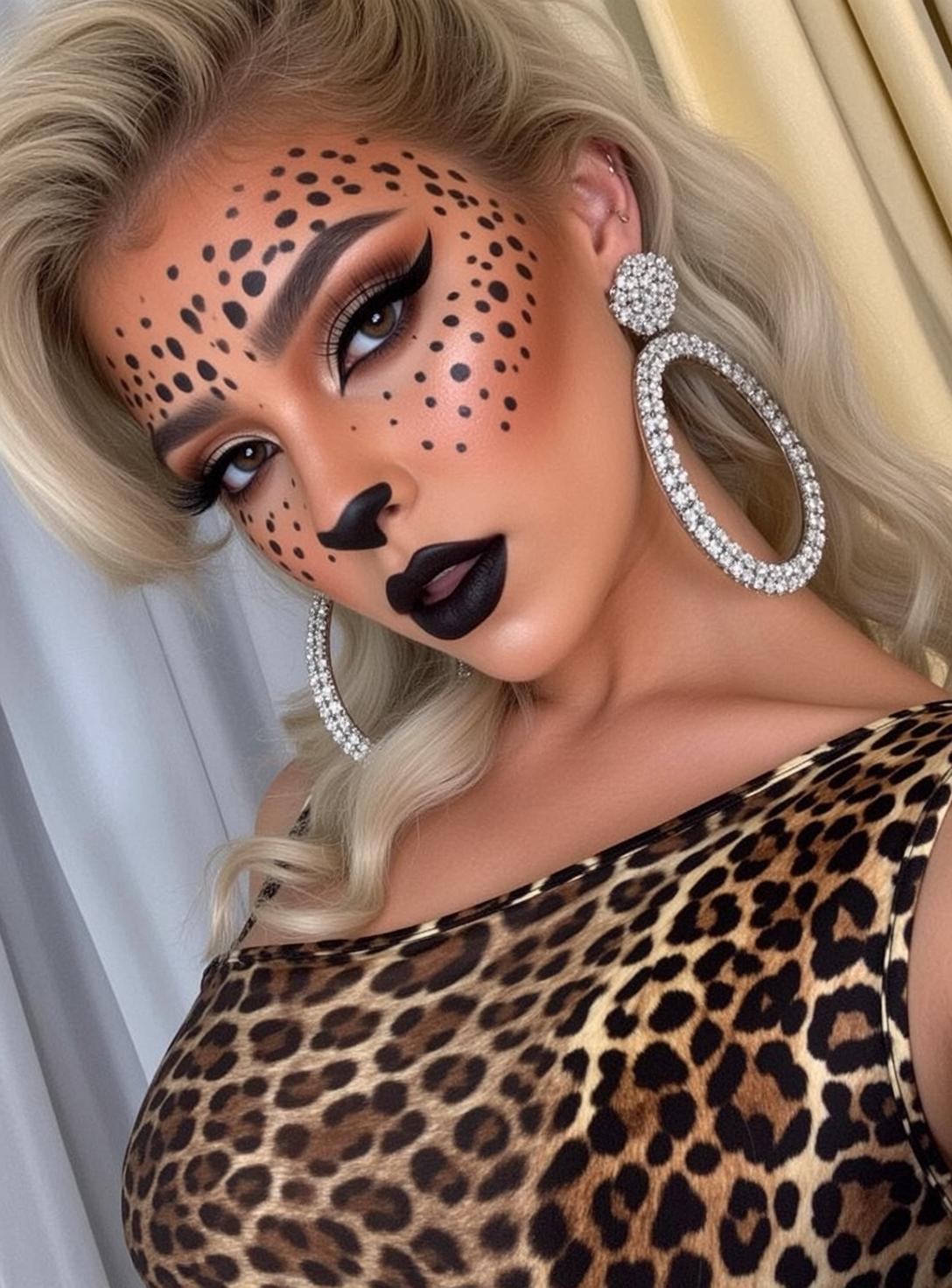 Barbiecore Recreate This Scene Prompt Description Cheetah