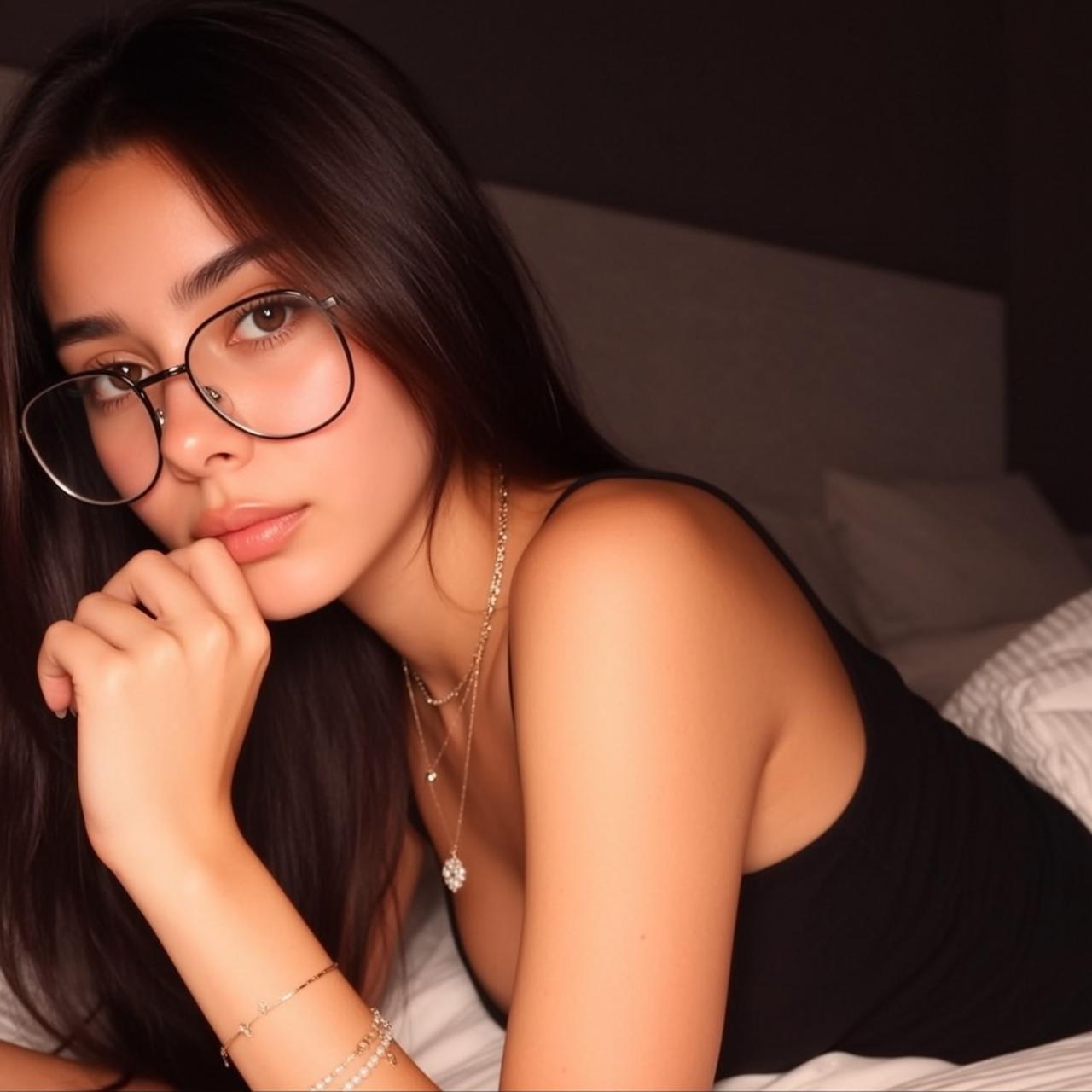 Explore Lying Her Side Bed Facing Head reference photo