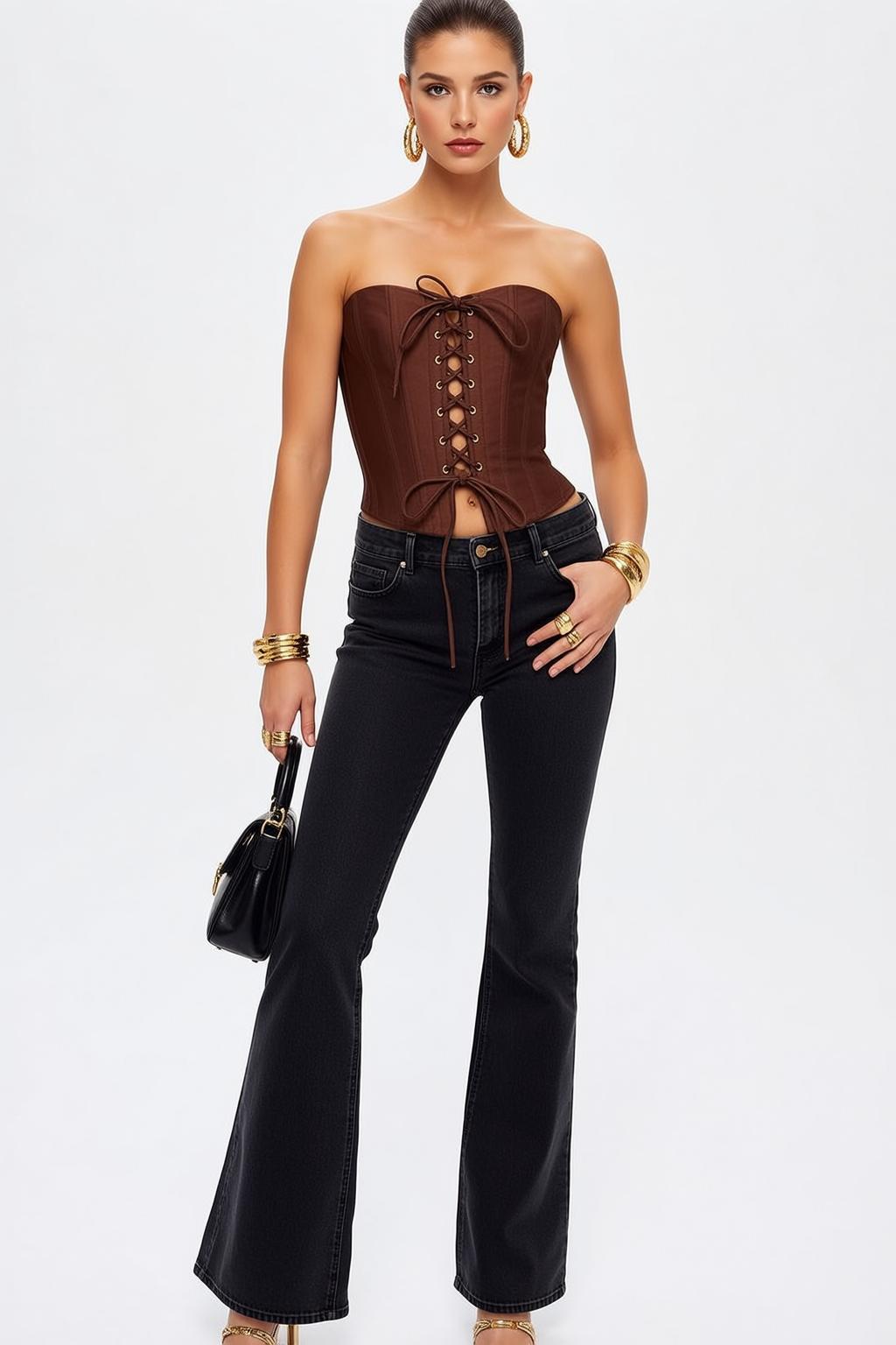 Corset Top Studio Look reference photo