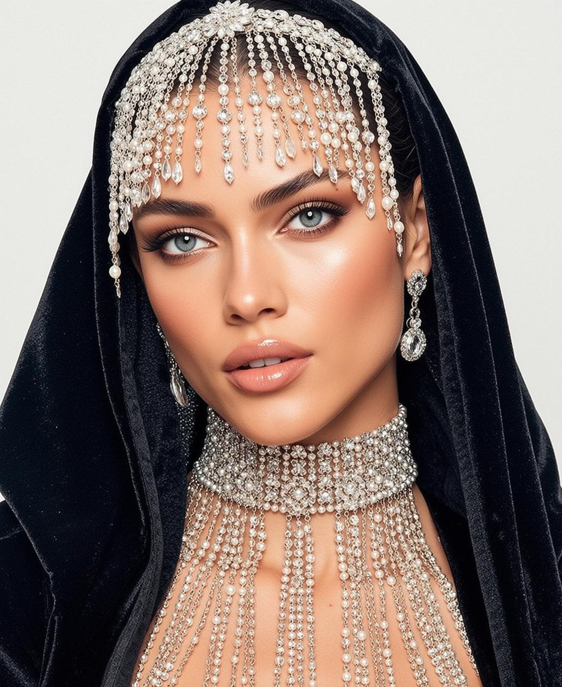 Makeup Presented Close-up Facing Directly Towards Neutral reference photo