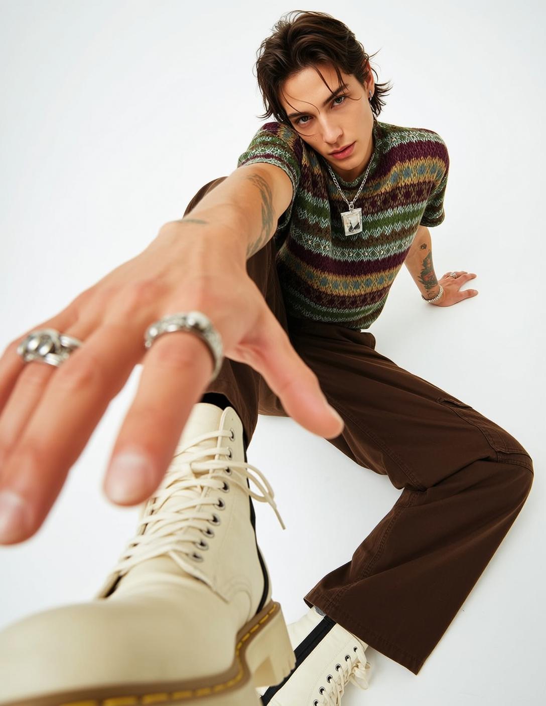 Fisheye Young Dark Brown Medium Length Styled reference photo