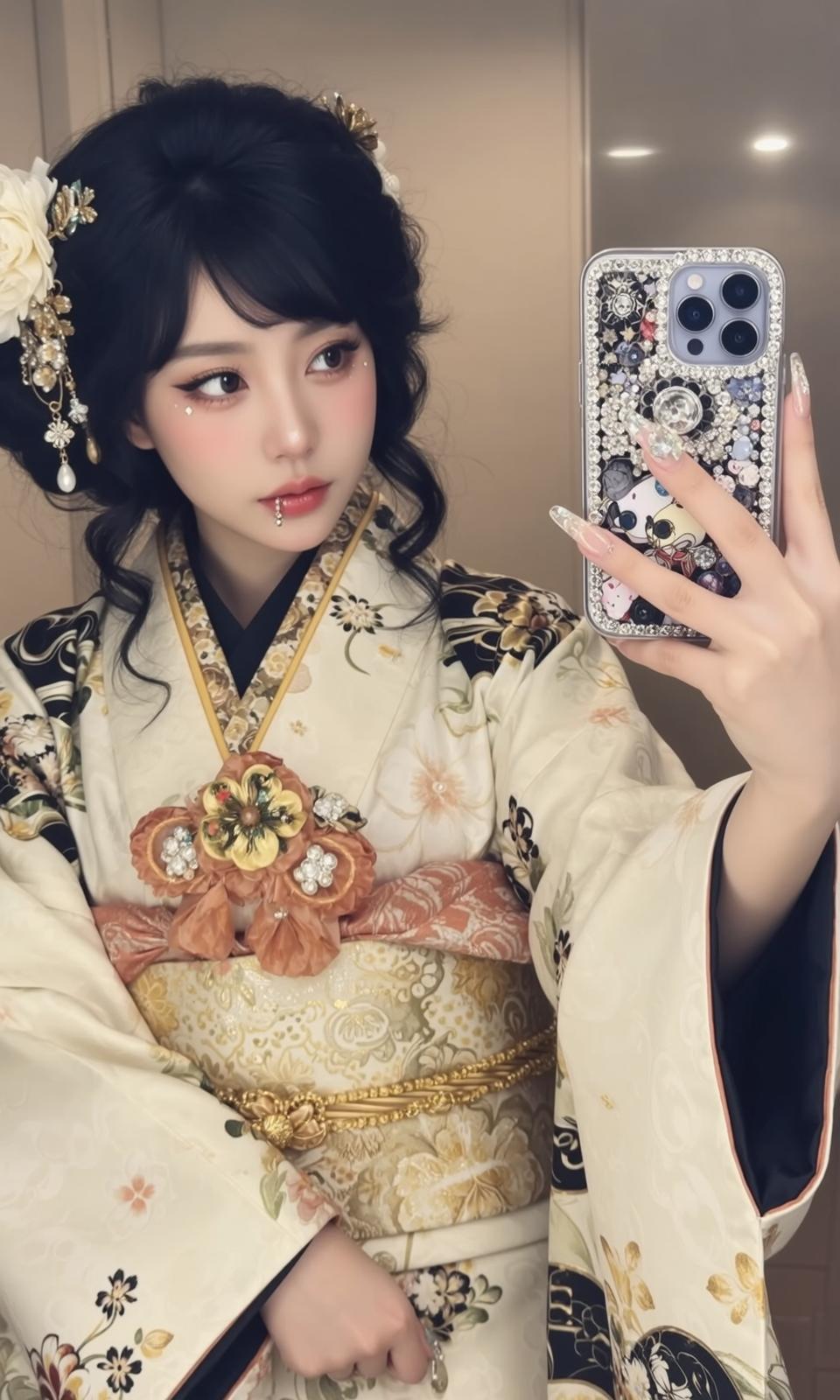 Selfie Indoors Portrait reference photo