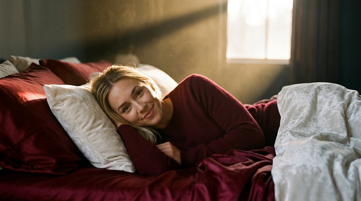 Unmade Bed Warm Sunset Light reference photo