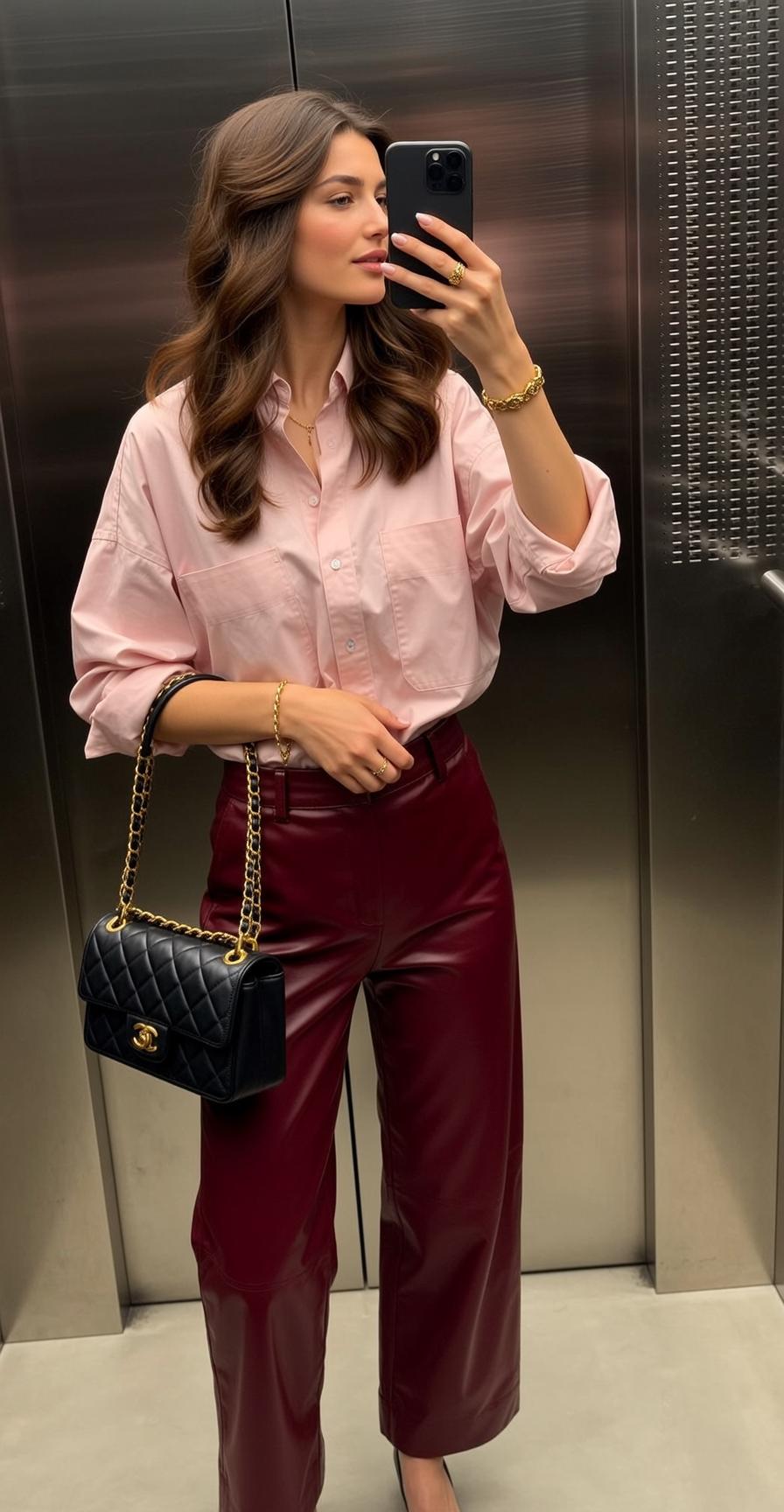 Autumn Long Wavy Brown Styled Volume Fair reference photo