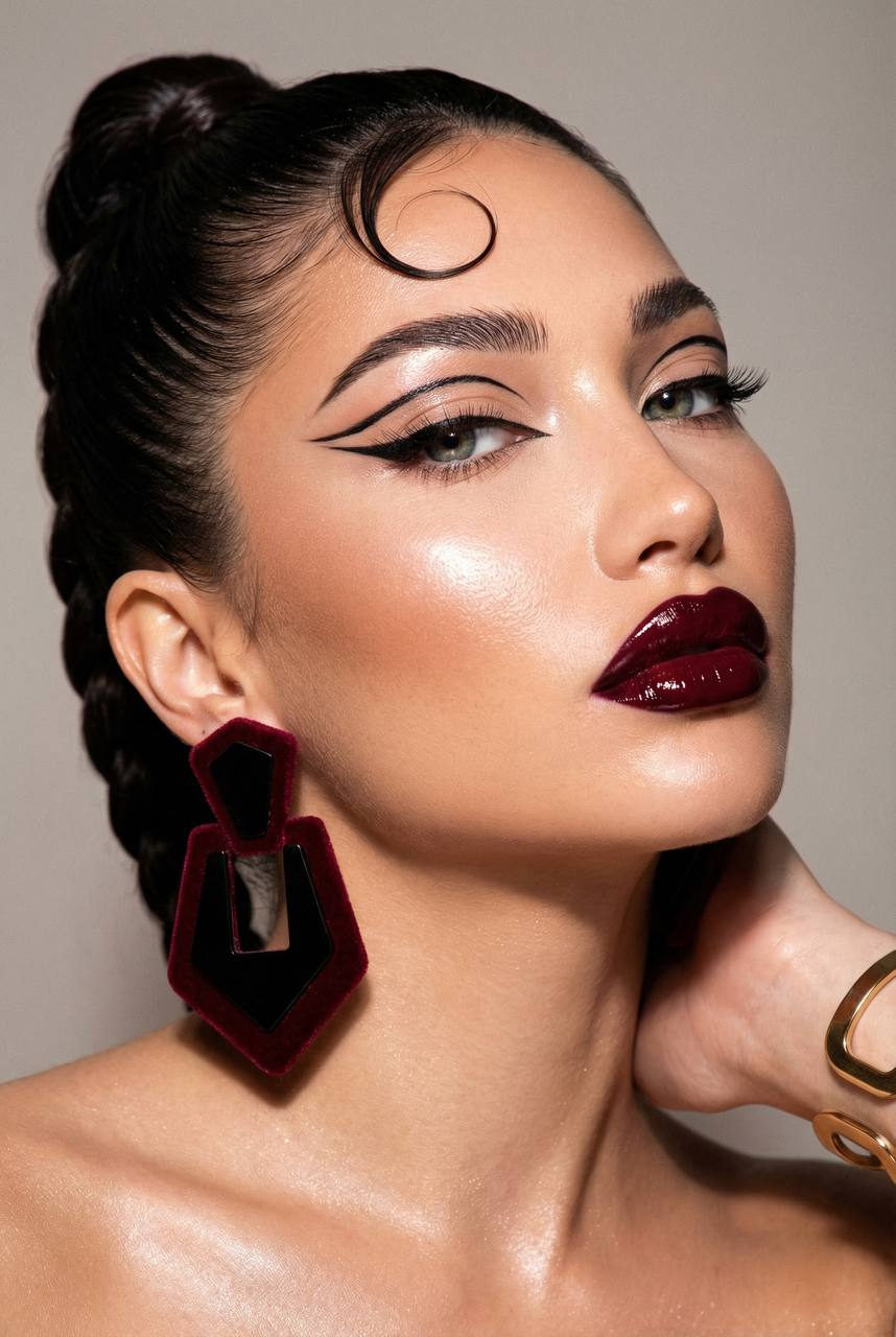 Realistic Avant Garde Makeup Portrait